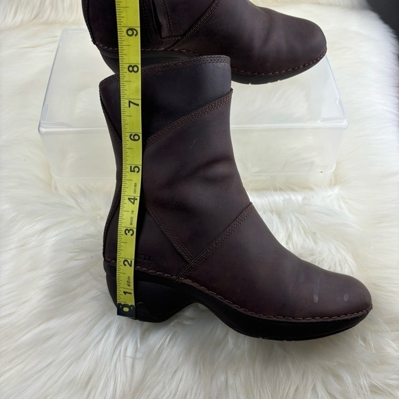 MERRELL EMMA BRUNETTE BROWN  LOW CALF LEATHER BOOTS SIZE 5 WOMAN - Picture 10 of 10